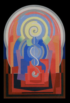Gouache sur papier de Robert Pouyaud